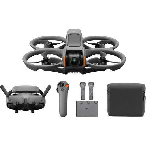DJI Avata 2 FPV Drone con Combo 3 Baterías Estuche Duro 128GB 4K HDR