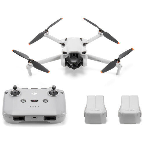 DJI Mini 3 Drone 4K30 Video 48MP Stills RC-N1 Fly More Combo Ligero Plegable