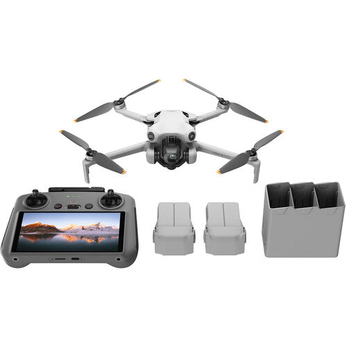 DJI Mini 4 Pro Drone Fly More Combo Plus con controlador RC 2 45 min vuelo 128GB microSD