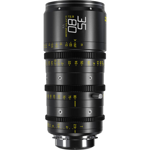 DZOFilm Catta Ace 35-80mm T2.9 Lente Zoom Cine con Adapter Octopus PL a Leica L