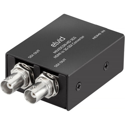 Elvid HDMI a 3G-SDI Convertidor de Video Micro 1080p60 Metal 2-Pack