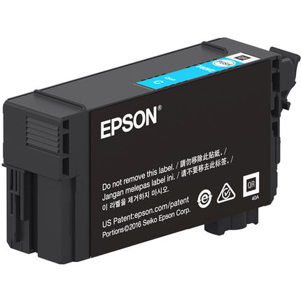 Cartuchos de tinta Epson UltraChrome XD2 T40V negro y color para impresoras SureColor 50mL y 26mL
