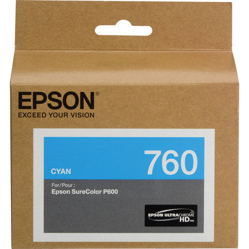 Epson T760 Kit 8 Cartuchos de Tinta Ultrachrome HD para SureColor P600