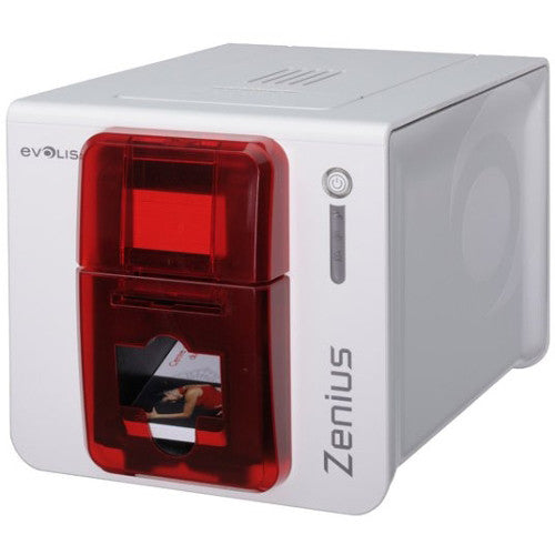 Evolis Zenius Classic Impresora de Tarjetas ID 300 dpi 150 Tarjetas Hora Roja