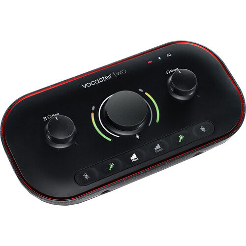 Focusrite Vocaster Two Interfaz de Audio USB-C con 2 Preamplificadores y Conversión 24-Bit 48 kHz