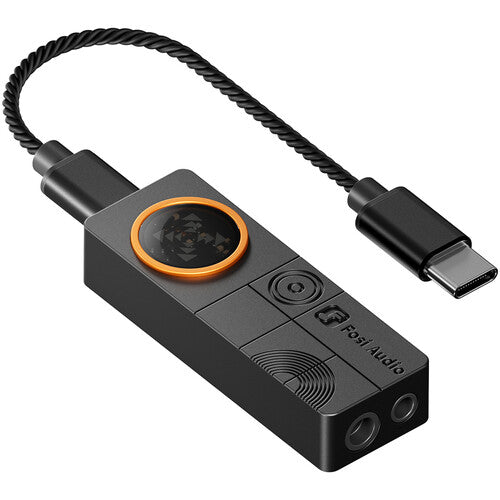 Fosi Audio DS3 DAC portátil y amplificador para auriculares 32Bit 768kHz con monitores intrauditivos abiertos