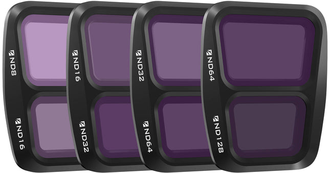 Freewell Split ND Filter Kit for DJI Air 3 (4-Pack) Dron 3-7 Stops GimbalSafe