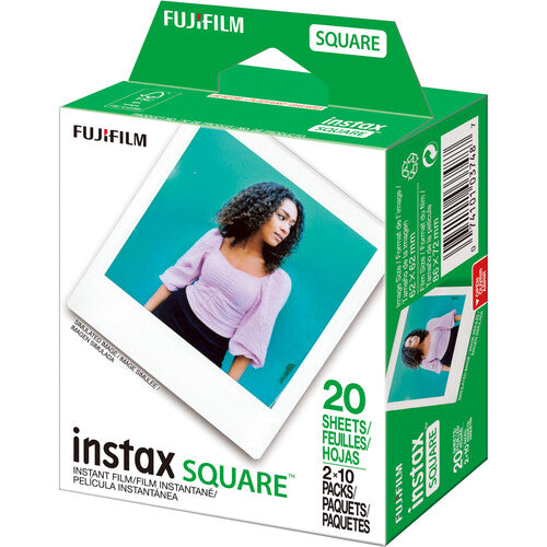 FUJIFILM instax SQUARE película instantánea 60 exposiciones 3.4x2.8 pulgadas