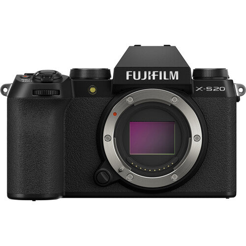 FUJIFILM X-S20 Cámara sin Espejo 26.1MP 6.2K con Lente 16mm f2.8 Kit Completo