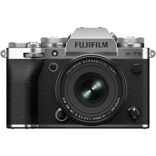 FUJIFILM X-T5 Cámara Sin Espejo 40MP 4K 60p con Lente 16-50mm f/2.8-4.8 y Accesorios Básicos