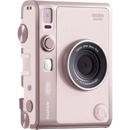 FUJIFILM instax mini EVO Cámara Instantánea Híbrida con Estuche y 10 Exposiciones