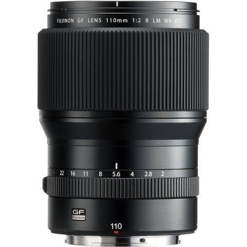 FUJIFILM GF 110mm f2 R LM WR Lente con apertura f2 y filtro UV 77mm
