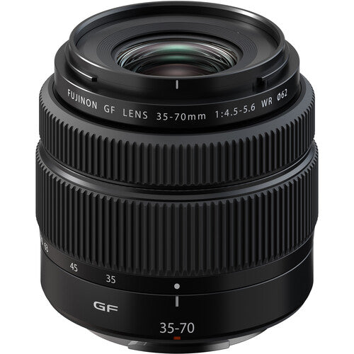 FUJIFILM GF 35-70mm f4.5-5.6 WR Zoom Medio Formato con Filtro UV 62mm