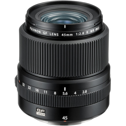 Objetivo FUJIFILM GF 45mm f 2.8 R WR para montura G con filtro UV 62mm