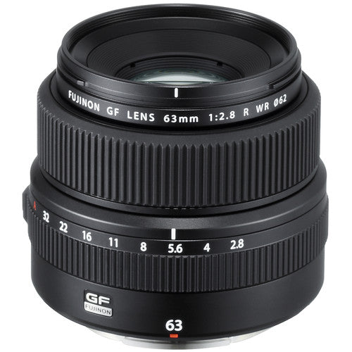 Objetivo FUJIFILM GF 63mm f 2.8 R WR con filtro UV 62mm resistente al clima