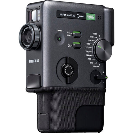 FUJIFILM instax mini Evo Cámara instantánea híbrida con film y tarjeta 32GB