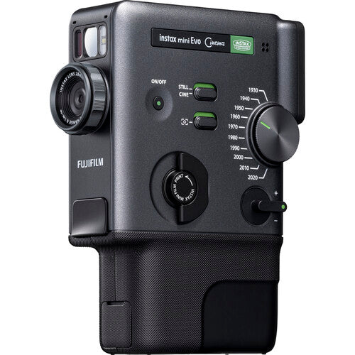FUJIFILM instax mini Evo Cámara instantánea híbrida con film y tarjeta 32GB