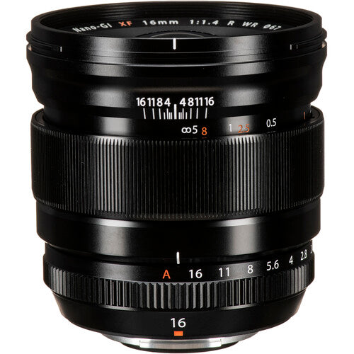 FUJIFILM XF 16mm f1.4 R WR Lente APS-C con Filtro UV 67mm