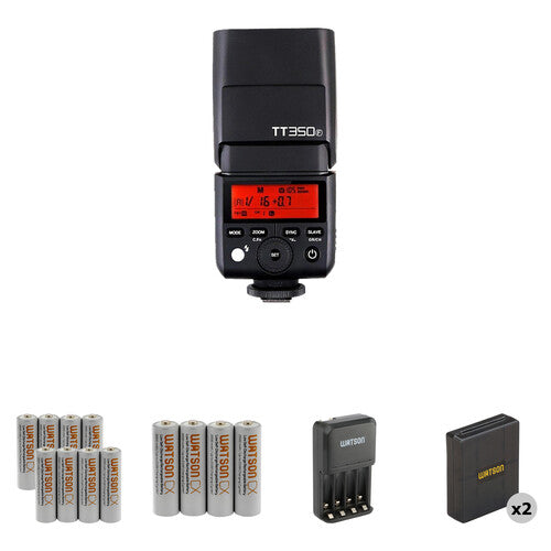 Godox TT350F Flash Fujifilm 2.4GHz TTL Inalámbrico Guía 118' ISO100