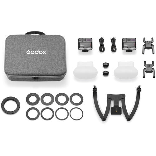 Godox MF12 Kit de Flash Macro Dental con Disparador XPro II para Nikon