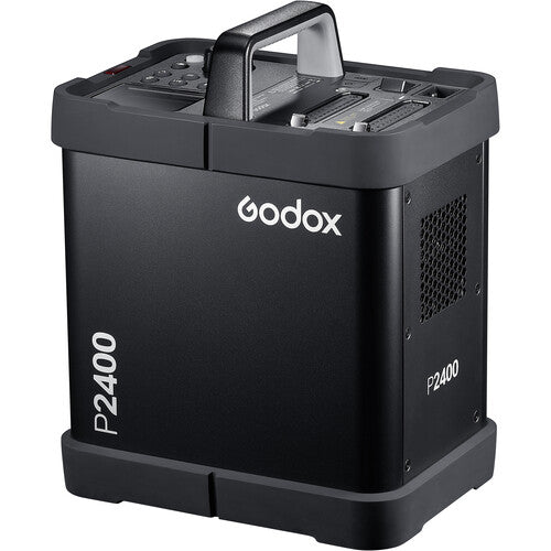 Godox P2400 Kit de Iluminación Power Pack 2400Ws 0.7s Reciclaje 2 Cabezas Flash