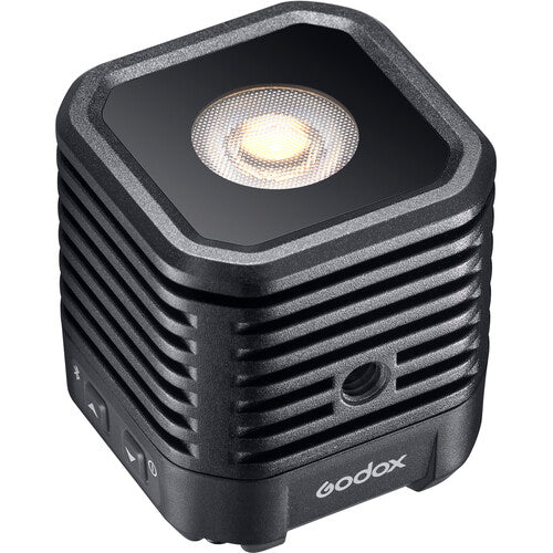 Godox WL4B Luz LED Waterproof con Ball Head Soporte Micro Shoe 3 3 lb 5600K