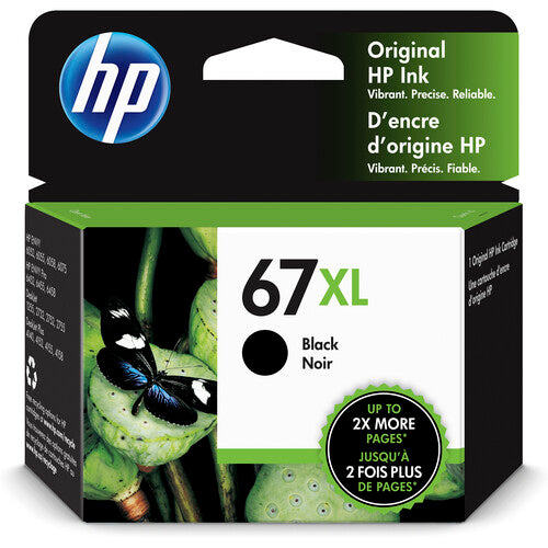 HP 67XL Cartuchos de Tinta Alto Rendimiento Negro y Tricolor para ENVY 6055 y 6455 Multifuncionales