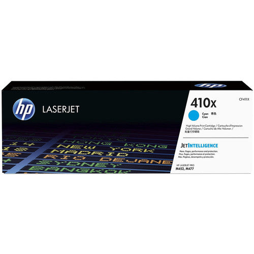 Cartucho de tóner HP 410X High Yield para LaserJet Cyan Amarillo Magenta