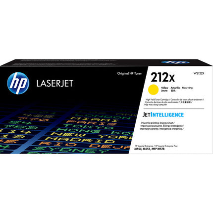 Cartuchos de tóner HP 212X 3 colores para impresoras Láser M554 M555 M578