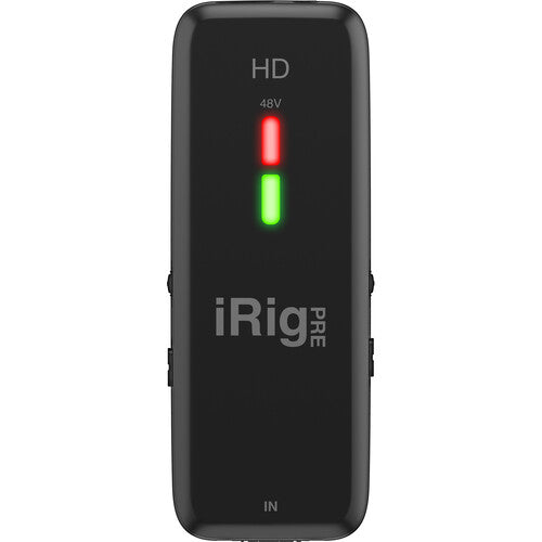 IK Multimedia iRig Pre HD Interfaz de Audio Kit con Micrófono y Brazo Boom