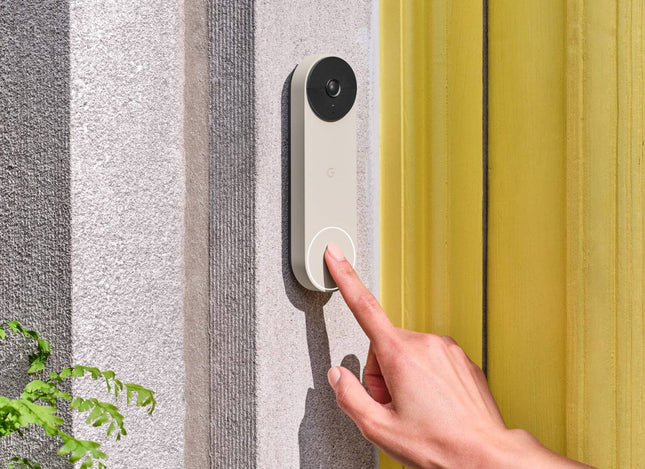 Nest Doorbell Battery Modelo Linen Timbre Inteligente Recargable