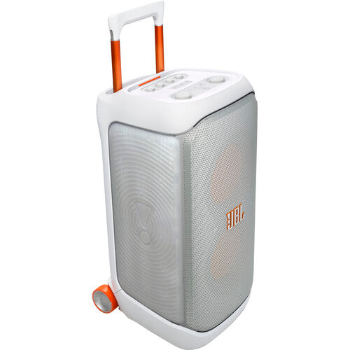 JBL PartyBox Stage 320 Bocina Inalámbrica 240W con Micrófonos Dobles Bluetooth Blanco