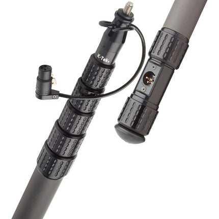 Sennheiser MKH 416-P48U3 Micrófono Shotgun Resistente a la Humedad Kit Completo de Grabación con Paraviento y Boompole de 2.7 m