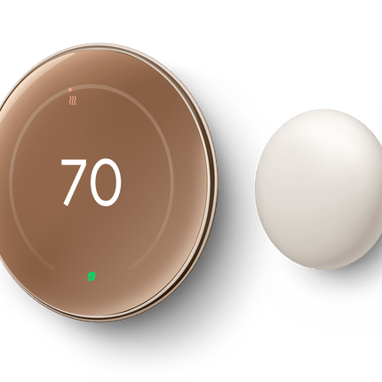 Nest Thermostat de aprendizaje 4ª gen oro pulido termostato inteligente