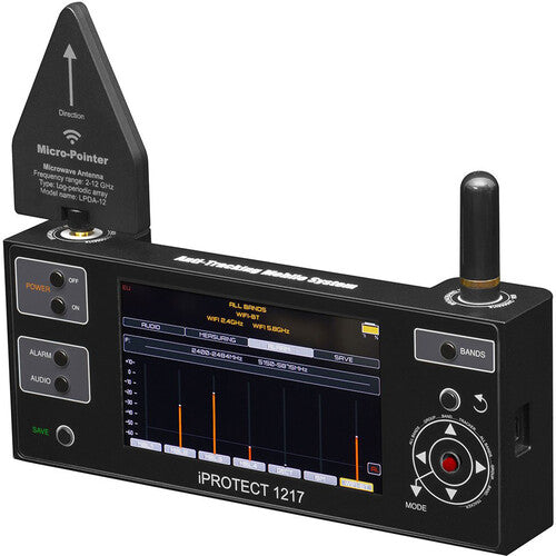 KJB Security Products DD1217 Detector RF Inalámbrico Test de Señales Precisas