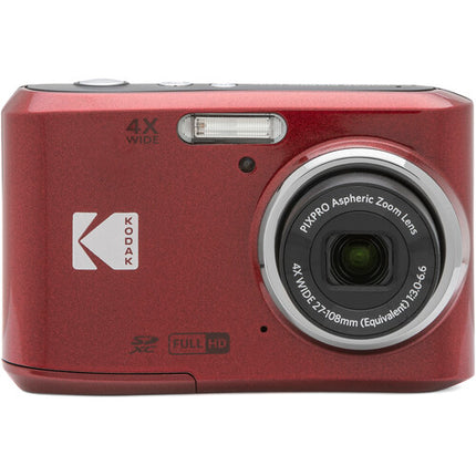 Kodak PIXPRO FZ45 Cámara Digital 16MP Zoom 4x Kit Deluxe Roja