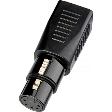 Kopul Adaptador XLR 5 Pines Hembra a RJ45 4 Pack Conectores Chapados Oro