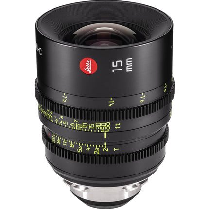 Leitz Cine 15mm T2.0 Summicron-C PL Mount Lente Cine Enfoque Engranado