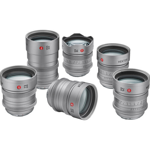 Leitz Cine HEKTOR T2.1 Set de 6 lentes Full-Frame 18-100mm Sony E FUJIFILM G