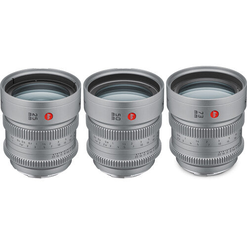 Leitz Cine HEKTOR T2.1 Set de lentes cine 25 50 73mm Montura Sony E Canon RF