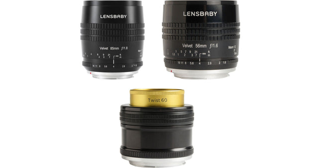 Lensbaby Twist of Velvet Pro Lens Kit for Canon EF Lentes 85mm f1.8 Efecto Bokeh