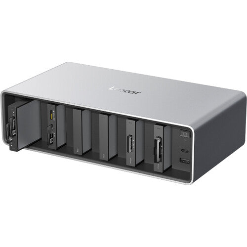Lexar Professional Workflow Estación de Acoplamiento con 2 SSD 4TB y Thunderbolt 4