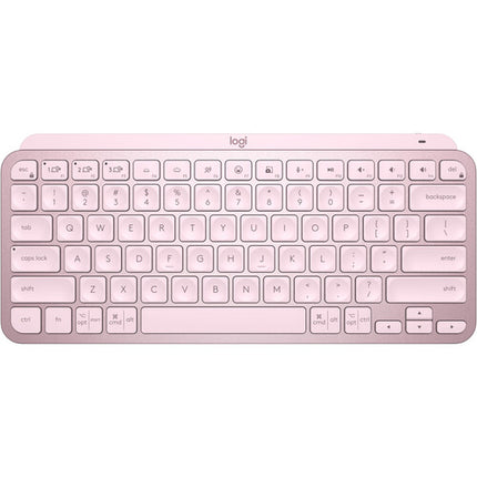 Logitech MX Keys Mini Teclado Inalámbrico Compacto Tecnología Logi Bolt Rosa
