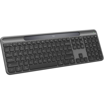 Logitech Signature Slim Solar+ Teclado inalámbrico y Ratón MX Master 4 8000 dpi Bluetooth Negro