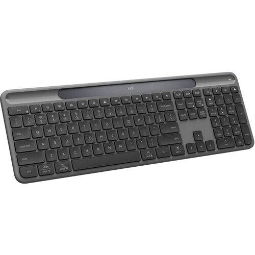 Logitech Signature Slim Solar+ Teclado inalámbrico y Ratón MX Master 4 8000 dpi Bluetooth Negro