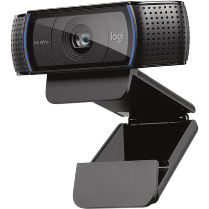 Logitech C920s HD Pro Webcam con luz premium Litra Glow 1080p 78° angular