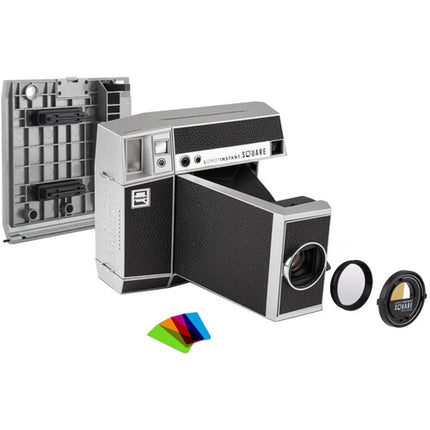 Lomography Lomo'Instant Square Glass Cámara Instantánea Instax Square 95mm Kit