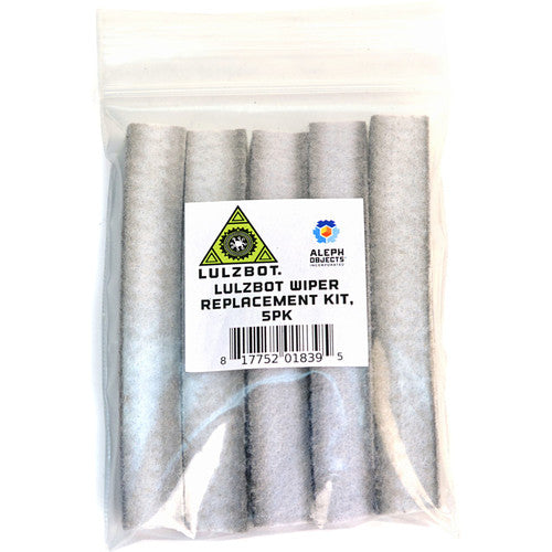 LulzBot Kit de Repuesto Wiper para Mini y TAZ 6 3D Impresoras 10 Piezas