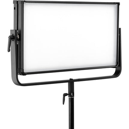 Luxli Taiko 2x1 Panel LED RGB con 2800-10000K y 2 Timpani 1x1 Kit de estudio