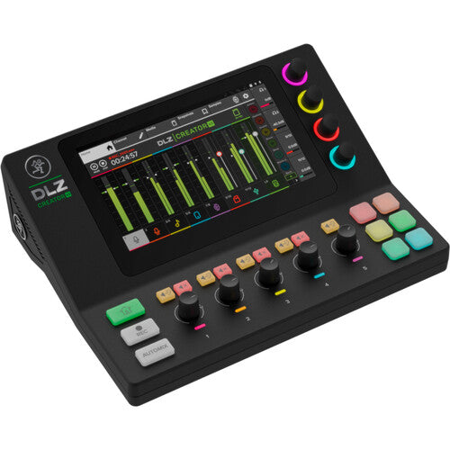Mackie DLZ Creator XS Kit Podcast 2 Micrófonos AT2040 7 Pulg Touchscreen